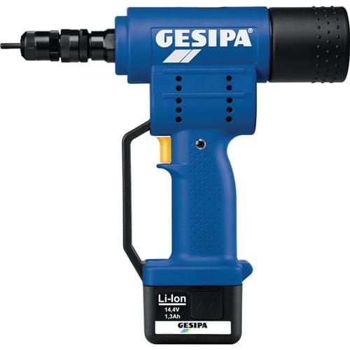 GESIPA Akkublindnietmutternsetzgerät FireBird® 10-tlg.13000 N im Koffer GESIPA