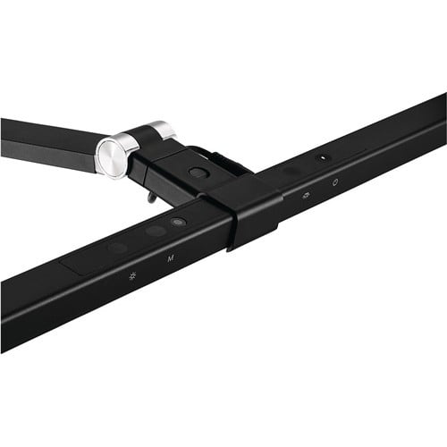 Schreibtischleuchte Alu/KU schwarz H.720mm m.Tischklemme m.LED