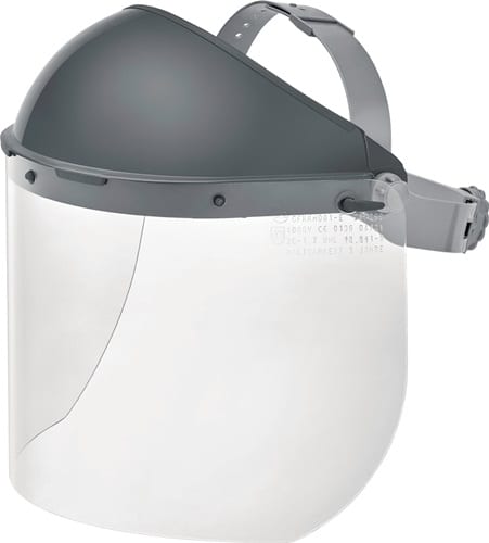 ASCHUA Elektriker Gesichtsschutz GFKKH001-E PC,klar 460x200x1,5mm EN 166,EN170,GS-ET 29