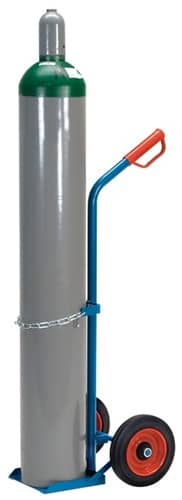 Stahlflaschenkarre für Flascheninhalt 1 x 20-50 l Tragfähigkeit 100 kg FETRA