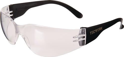TECWERK Schutzbrille Daylight Basic EN 166 Bügel schwarz,Scheibe klar PC TECWERK