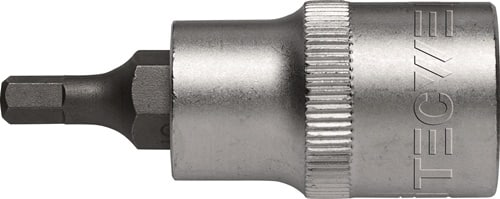TECWERK Steckschlüsseleinsatz 1/2 Zoll Innen-6-kant SW 5mm L.55mm TECWERK