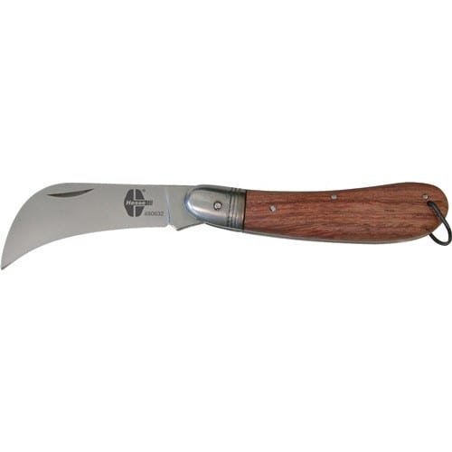 HESSE Gurtbandmesser L.185mm Klingen-L.77mm Klingenform geb.HO natur/silber HESSE