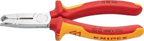 KNIPEX Abmantelungszange L.165mm verchr.Mehrkomp.-Hüllen KNIPEX