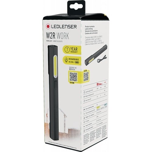 LEDLENSER Akkuhandleuchte W2R Work 3,7 V 630 mAh Li-ion Ladezeit 150 min LEDLENSER