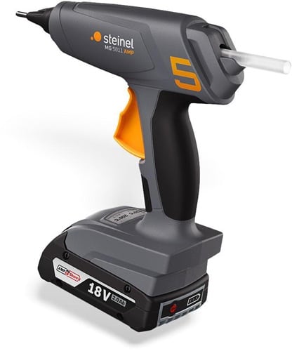 STEINEL Akku-Heißklebepistole MobileGlue 5011 AMP SET 18V 130/200GradC 2 min