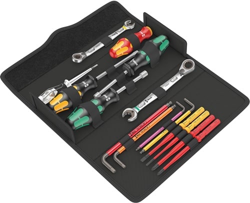 WERA Werkzeugset KK SH 2 15tlg.f.Sanitär- u.Heizungsinstallationen WERA