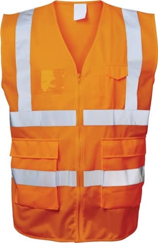 SAFESTYLE Warnweste EWALD Gr.XXL orange EN ISO 20471 Kl.EN ISO 13688 SAFESTYLE