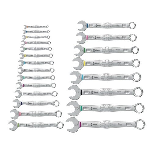 WERA Ringmaulschlüssel-Satz 6003 Joker 22-tlg.SW 5,5-32mm ger.leg.WS WERA