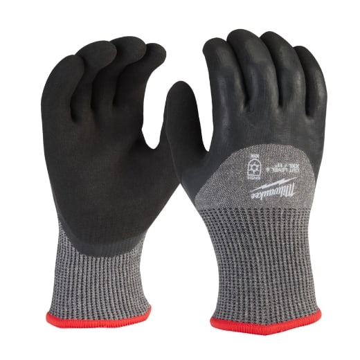 MILWAUKEE Größe 10 (XL) 12er Pack Kälte-Schnittschutzhandschuhe Klasse 5/E