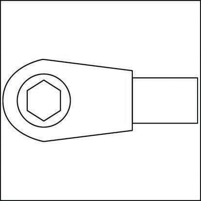 Einsteckumschaltknarre 6408 9x12mm 1/4 " Spezialstahl HAZET