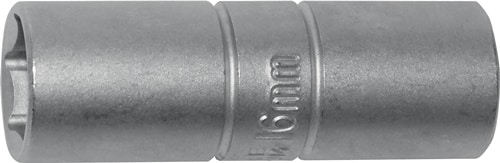TECWERK Steckschlüsseleinsatz f.Zündkerzen 1/2 Zoll SW 16mm 6KT L.TECWERK