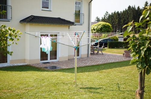 BLOME Wäschespinne Idea H.200cm Kantenlänge 200cm Rohr-D.50mm Alu.BLOME