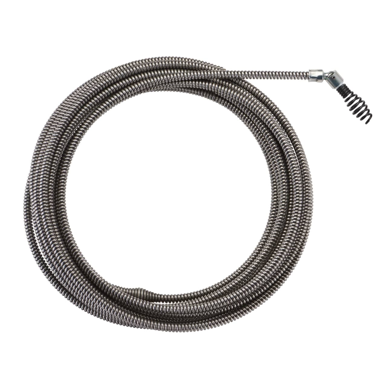 MILWAUKEE 8 mm x 7,6 m mit Gelenk-Keulenkopf Spirale für Akku-Rohrreiniger M12BDC