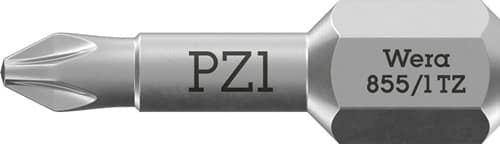 WERA Bit 855/1 TZ 1/4 Zoll PZD 1 L.25mm Torsionszone,zähh.WERA