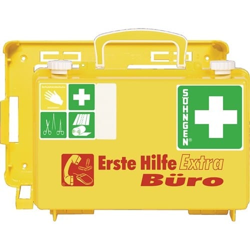 SÖHNGEN Erste Hilfe Koffer Extra Büro B260xH170xT110ca.mm leuchtgelb SÖHNGEN