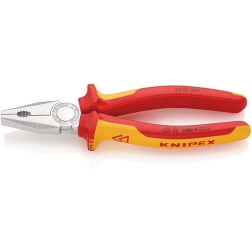 KNIPEX Kombizange L.200mm Mehrkomp.-Hüllen verchr.VDE KNIPEX