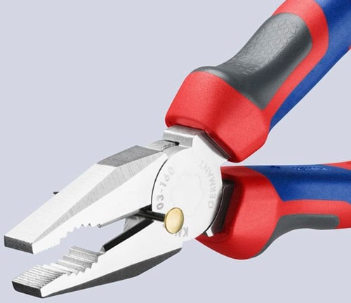 KNIPEX Kombizange L.160mm verchr.Mehrkomp.-Hülle KNIPEX