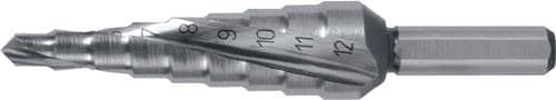 RUKO Stufenbohrer Bohrber.4-12mm HSS Spiralnut Z.2 Stufen 9 RUKO