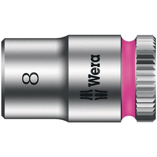 WERA Steckschlüsseleinsatz 8790 HMA Außen-6-kant SW8mm L.23mm Vierkant1/4Zoll CV Wera