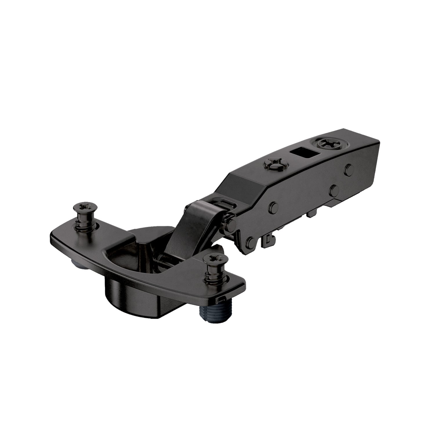 HETTICH Sensys Dicktürscharnier, Türdicke bis 32 mm, mit integrierter Dämpfung (Sensys 8631i), obsidianschwarz, 9091754