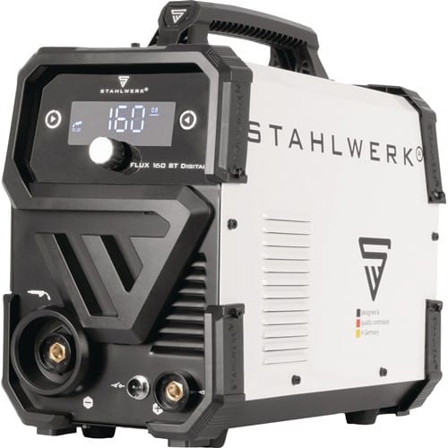 STAHLWERK Fülldrahtschweißgerät FLUX 160 ST Digital m.Zub.20-160 A gasg.STAHLWERK