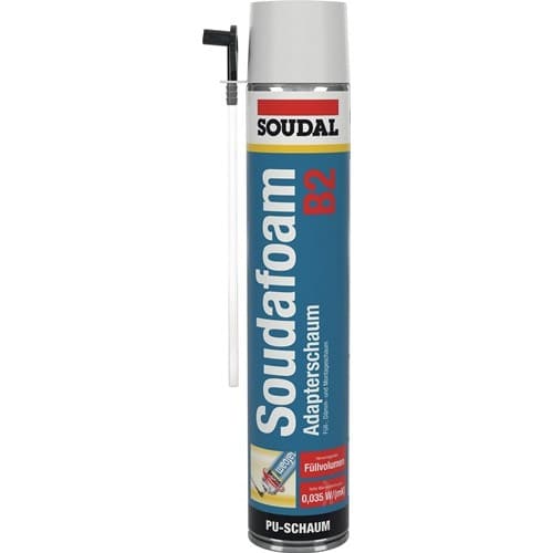 SOUDAL 1K-Montageschaum SOUDAFOAM 750 ml B2 champagner m.Einw.-Handsch.Dose SOUDAL