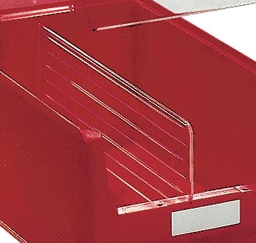TECWERK Längsteiler f.Sichtlagerkasten MK3Z PS glasklar 10St./Btl.TECWERK