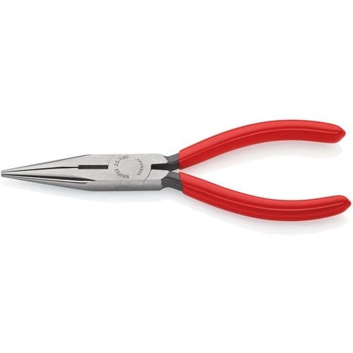 KNIPEX Flachrundzange L.160mm flach/rund ger.pol.Ku.-Überzug KNIPEX