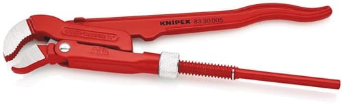 KNIPEX Rohrzange DIN 5234 Gesamt-L.245mm Spann-W.0-35mm f.Rohre 1/2 Zoll KNIPEX