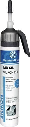 MARSTON Silikondichtmasse MD SIL transp.200ml Automatik-Kartusche MARSTON
