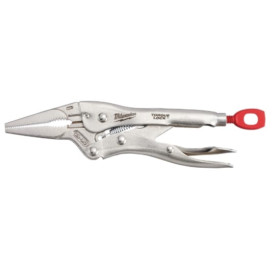 MILWAUKEE 150 mm lang, Spannweite 52 mm Langbeck-Gripzange TORQUE LOCK mit geraden, langen Backen