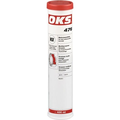 OKS Mehrzweckfett f.die Lebensmitteltechnik OKS 476 400ml weiß NSF H1 Kartusche OKS