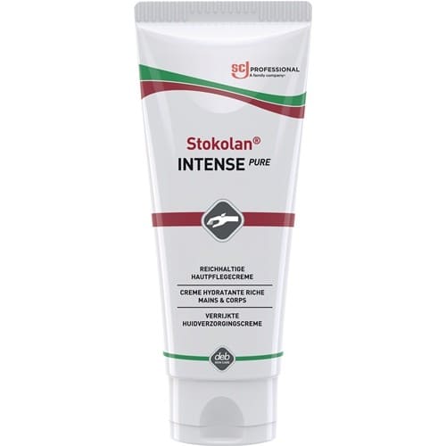 SC JOHNSON PROFESSIONAL Hautpflegecreme Stokolan® Intense PURE 100ml silikonfrei Tube