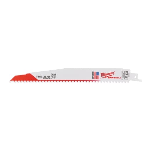 MILWAUKEE 150 x 5 mm (5 TPI) Säbelsägeblatt Demontage THE AX