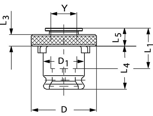 Schnellwechseleinsatz SE 8mmx6,2mm Gr.2 f.DIN 371 M8