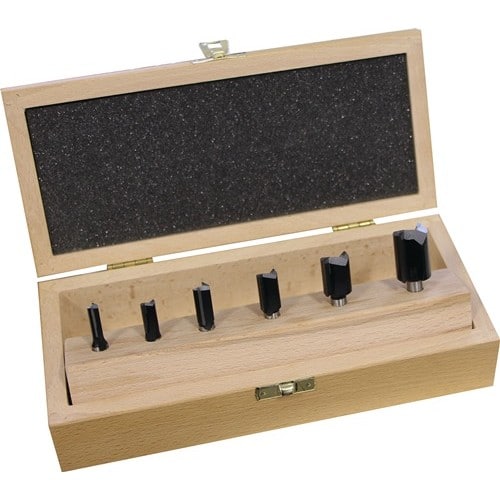 FISCH-TOOLS Nutfräsersatz 973CT06A04 HM Schaft-D.8mm 6-tlg.