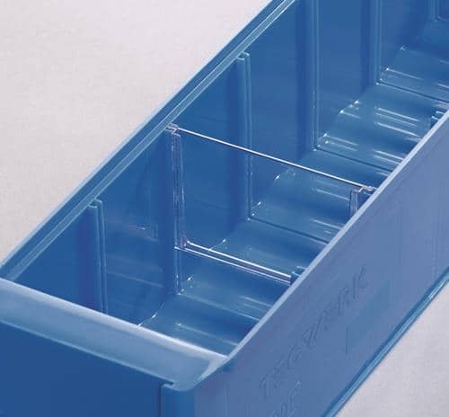 Trennwand Styrolux transparent 10St./Btl. TECWERK