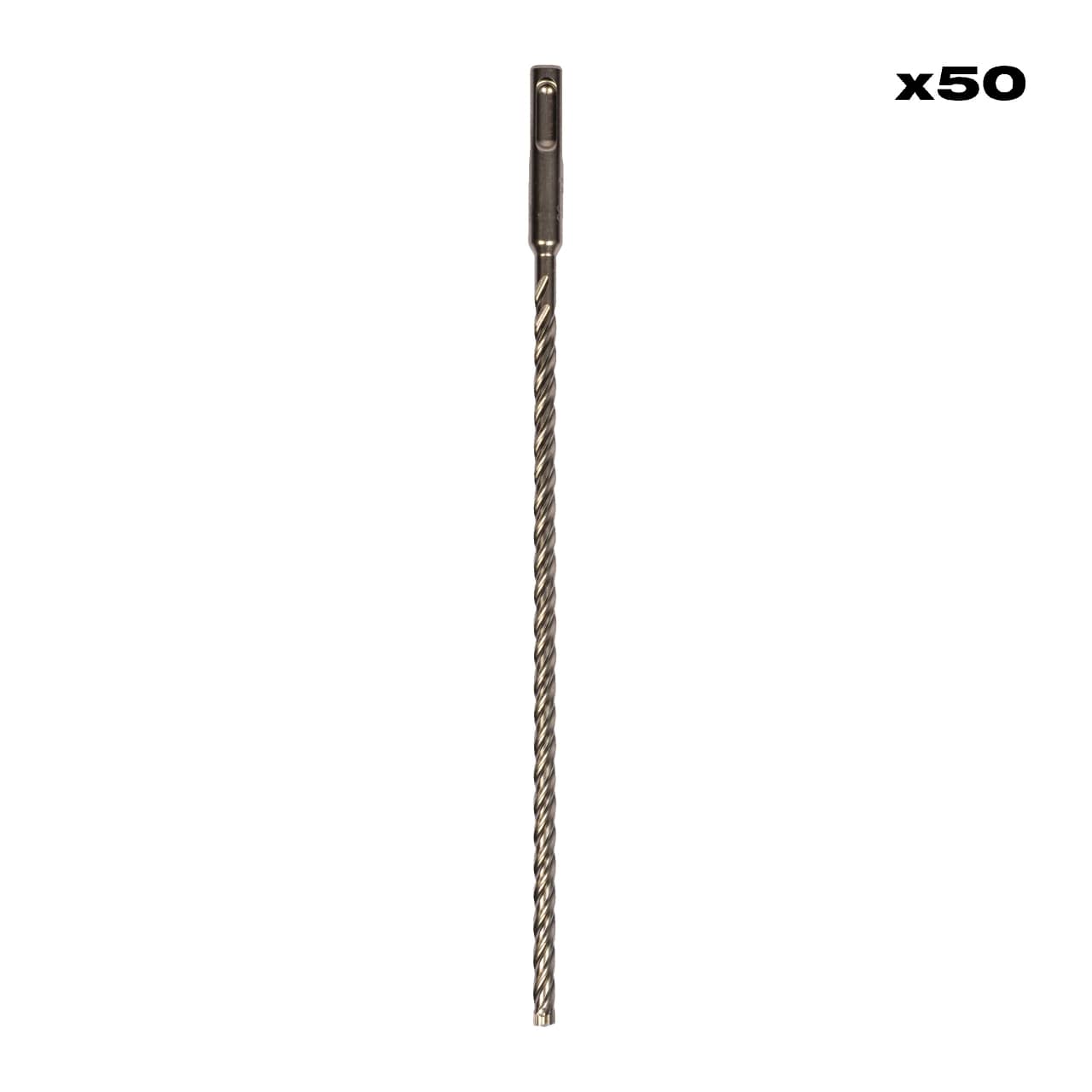MILWAUKEE 6,5 x 265 mm, SDS-Plus 4-Schneiden Hammerbohrer MX4 SDS-Plus 50er Pack