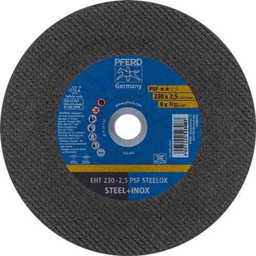 PFERD TOOLS Trennscheibe PSF STEELOX D230x2,5mm ger.INOX Bohr.22,23mm PFERD