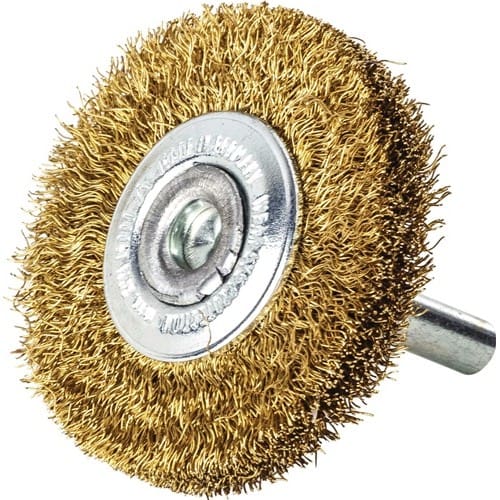 LESSMANN Rundbürste SRB Schaft 8mm Drahtstärke 0,25mm Stahldraht verms.35mm