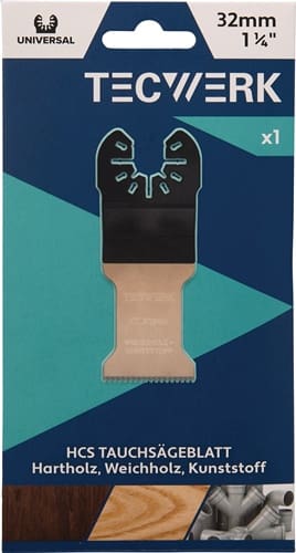 TECWERK Tauchsägeblätter B.32mm Eintauch-T.42mm 1 St.Univ.