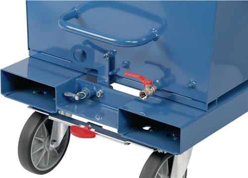 FETRA Muldenkipper Inh.250l L1359xB713xH780mm brillantblau o.Ablasshahn