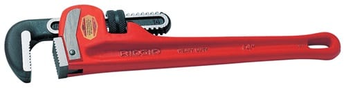 RIDGID Rohrzange Gesamt-L.900mm Spann-W.125mm f.Rohre 5 Zoll Guss RIDGID