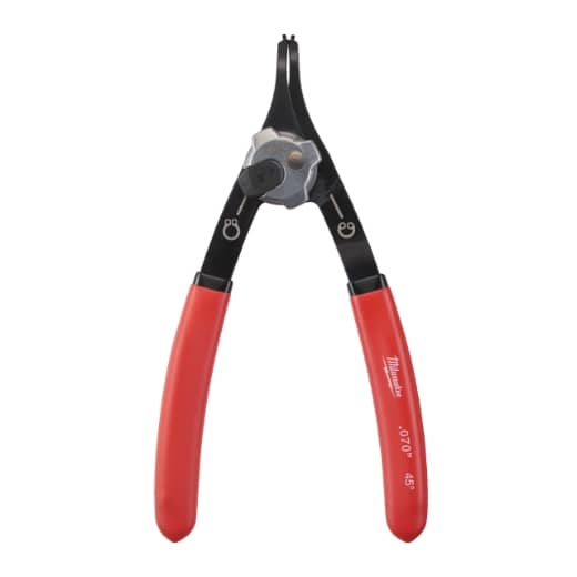 MILWAUKEE 45° gekröpft, 1,8 mm Spitze, für Größe A2/J2 Sicherungsringzange für Wellen und Bohrungen