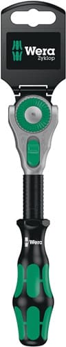 WERA Schwenk- u.U.-Knarre Zyklop Speed 3/8 Zoll Z.72 L.199mm 2K-Griff WERA