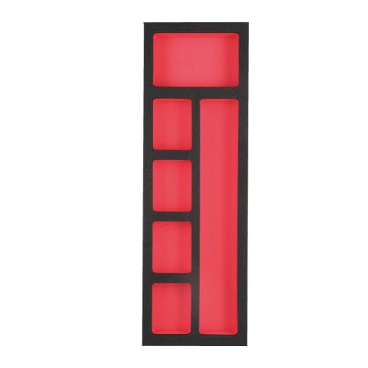 MILWAUKEE Füllstück 46" / 117 cm Werkstattwagen, 16,5 cm für große 108,5 cm Schublade Schaumstoffeinlage Füllstück