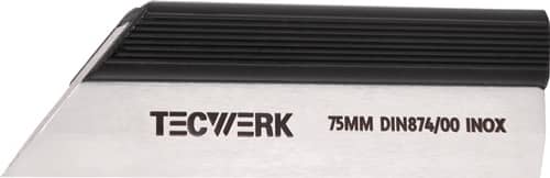 TECWERK Haarlineal DIN 874/00 L.150mm Spezialstahl Q.28x6mm TECWERK