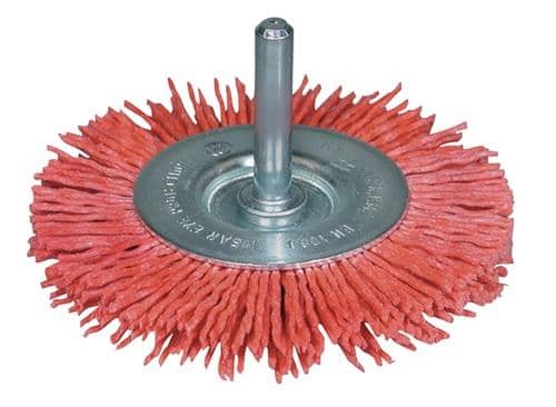 Rundbürste Nylon Körnung 80 10 mm 4500 min-¹ TECWERK