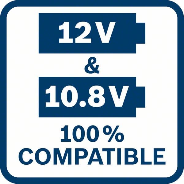 BOSCH Akku-Säbelsäge GSA 12V-14, mit 2 x 3.0 Ah Li-Ion Akku, L-BOXX